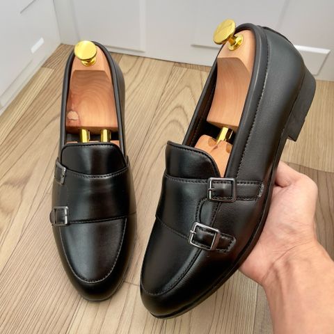 ( BAN L66 ) Giày lười MonkStrap sành điệu trẻ trung, Giày chụp kỷ yếu đi tiệc giá rẻ đế cao su đúc chống trượt có khâu