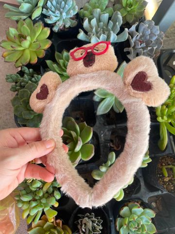 Cài tóc thú bông siêu cute cho bé gái