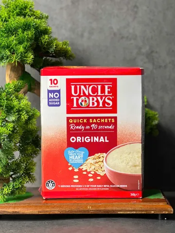 Yến mạch Úc Uncle Tobys Rolled Oats hộp 10 túi