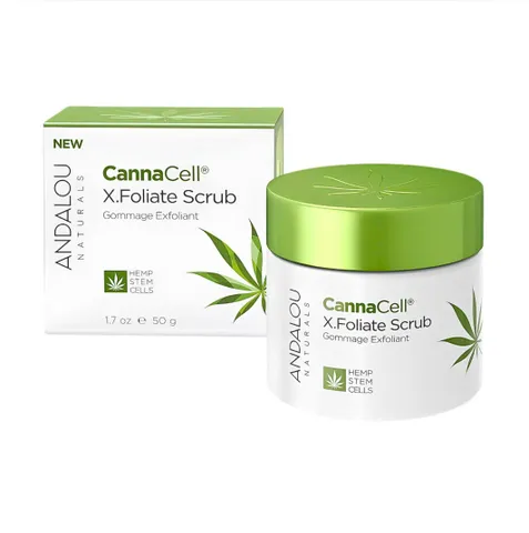 Tẩy tế bào chết cho da mặt - Andalou CannaCell® X.Foliate Scrub - 50g