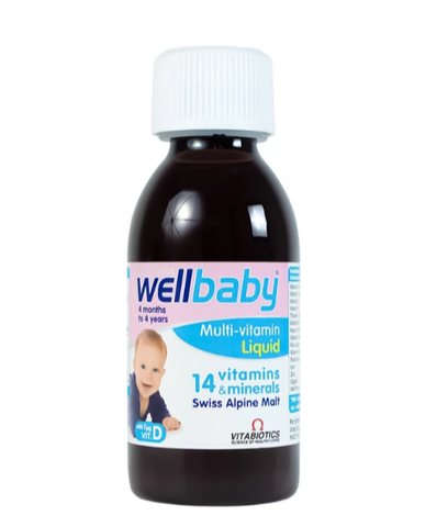 Siro bổ sung vitamin khoáng chất cho trẻ Vitabiotics Wellbaby Multi-Vitamin Liquid (150ml)