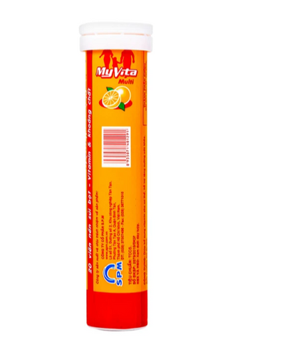 Viên sủi giúp bổ sung Vitamin MyVita Multi SPM vị cam (20 viên)
