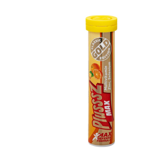 Viên sủi bổ sung vitamin và khoáng chất Plusssz Max Multivitamin orange flavoured (20 viên)