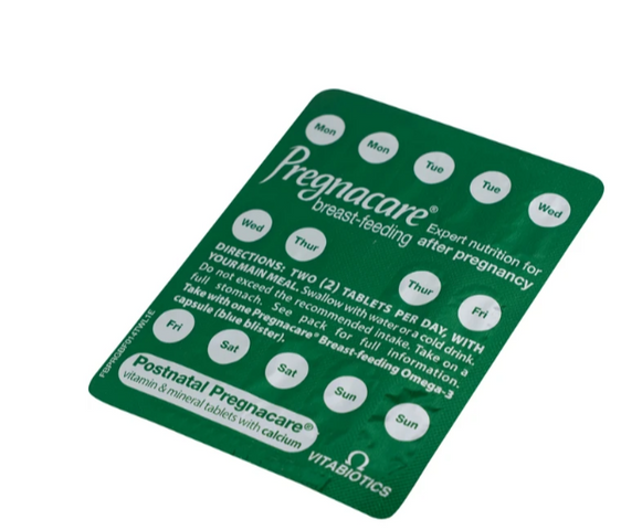 Viên bổ sung vitamin và khoáng chất cho phụ nữ cho con bú Vitabiotics Pregnacare Breast Feeding (6 vỉ x 14 viên)