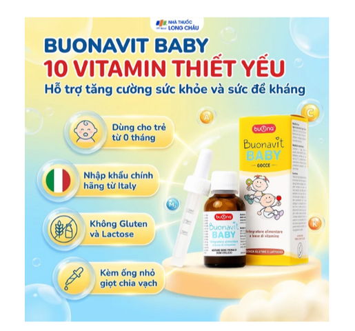 Dung dịch bổ sung vitamin cho trẻ Buona Bounavit Baby (20ml)