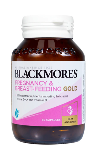 Viên hỗ trợ sức khỏe phụ nữ mang thai Blackmores Pregnancy & Breast - Feeding Gold (60 viên)