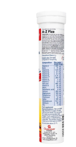 Viên sủi giúp tăng sức đề kháng A-Z Fizz Doppelherz (13 viên)