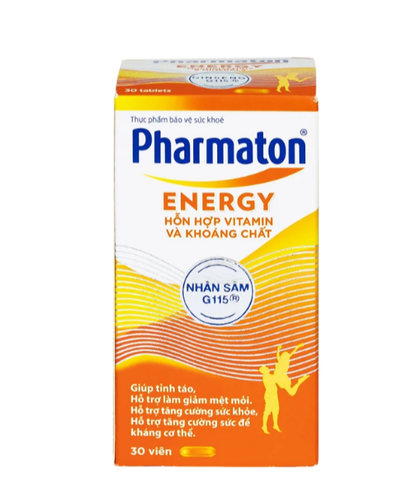 Pharmaton Energy 30 Viên – Bổ Sung Vitamin & Khoáng Chất Hỗ Trợ Tăng Năng Lượng, Giảm Mệt Mỏi
