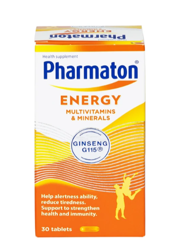 Pharmaton Energy 30 Viên – Bổ Sung Vitamin & Khoáng Chất Hỗ Trợ Tăng Năng Lượng, Giảm Mệt Mỏi