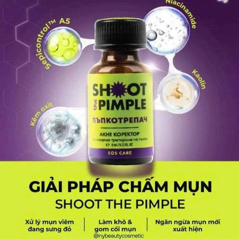 Kem chấm mụn giảm sưng viêm & gom cồi mụn Shoot The Pimple Anti-Blemish Corrector 8ml [hàng nhập khẩu]