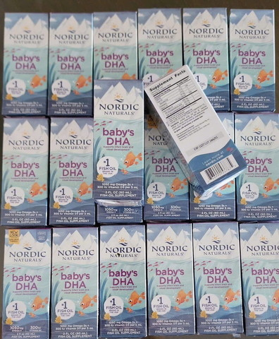 Dung dịch hỗ trợ cải thiện thị lực cho trẻ từ 0 tháng tuổi Nordic Naturals Baby's DHA (60ml)