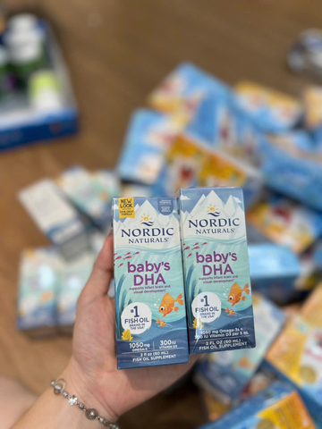 Dung dịch hỗ trợ cải thiện thị lực cho trẻ từ 0 tháng tuổi Nordic Naturals Baby's DHA (60ml)