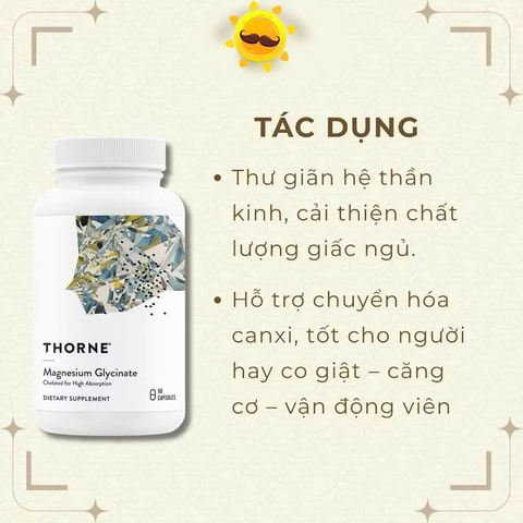 Viên uống Thorne Magnesium CitraMate 90 viên 
