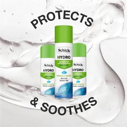 Schick Hydro Sensitive Shave Gel 198g Gel Cạo Râu Nhập Khẩu