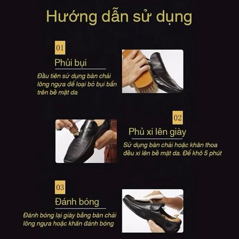 Xi đánh giày dạng sáp bóng mờ vừa phải dễ sử dụng và bảo quản, tránh dùng lên các loại da bóng sẽ làm giảm hiệu quả 768459