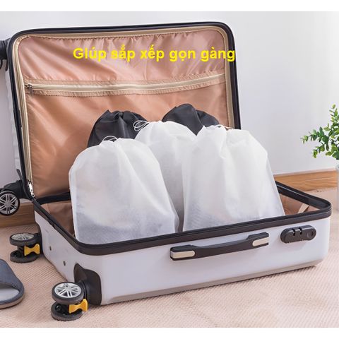 Túi Đựng Giày Dép chất liệu tơ nhân tạo không dệt giúp bảo quản giày dép khỏi nấm mốc bụi bẩn 768462