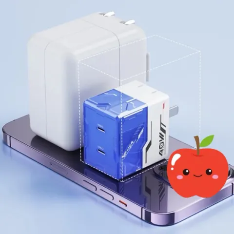 Củ Sạc Nhanh 40W WEKOME GaN WP-U14 - 2 Cổng Type C Sạc Nhanh PD/PPS Công Nghệ GaN Nhỏ Gọn