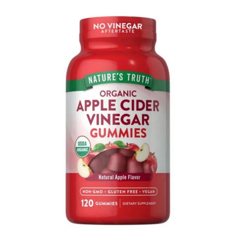 Kẹo Dẻo Giấm Táo Hữu Cơ Nature's Truth Organic Apple Cider Vinegar Gummies - 120 viên - Hỗ Trợ Giảm Cân & Duy Trì Vóc Dáng Thon Gọn - S/P Chuẩn Mỹ