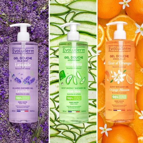 [EVOLUDERM] Gel Tắm Dưỡng Da Hương Lavender Evoluderm Relaxing Lavender Shower Gel 500ml