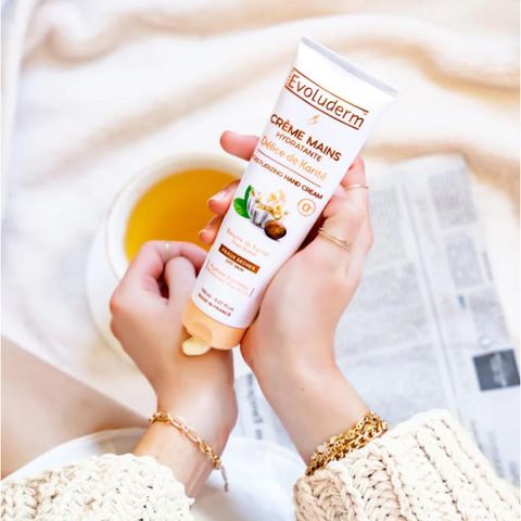 Kem dưỡng da tay và móng Evoluderm  thuần chay giúp da tay mềm mịn, dưỡng ẩm và phục hồi da tay (QT)