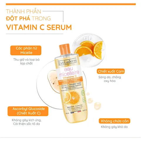 Nước Tẩy Trang không cồn Evoluderm thiên nhiên thuần chay, làm sạch sâu, da mịn màng 500ml (QT)