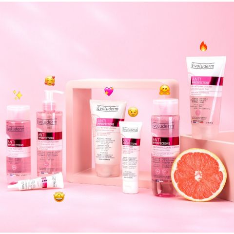 Gel Rửa Mặt Evoluderm Anti-Imperfections Chiết Xuất Bưởi Hồng Và Kẽm PCA Dành Cho Da Dầu Mụn 250ML(20390)