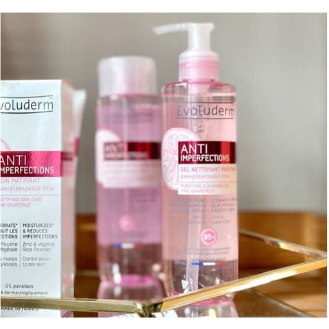 Gel Rửa Mặt Evoluderm Anti-Imperfections Chiết Xuất Bưởi Hồng Và Kẽm PCA Dành Cho Da Dầu Mụn 250ML(20390)
