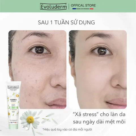 Tẩy tế bào chết mặt Evoluderm thiên nhiên thuần chay giúp làm sạch da, giảm mụn, trắng da 150ml (QT)