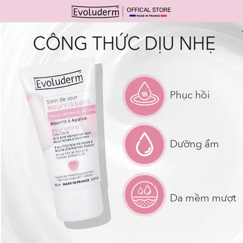 [LIVE] Kem dưỡng ẩm phục hồi và nuôi dưỡng làn da Evoluderm 50ml