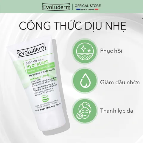 [LIVE] Kem dưỡng ẩm phục hồi và nuôi dưỡng làn da Evoluderm 50ml