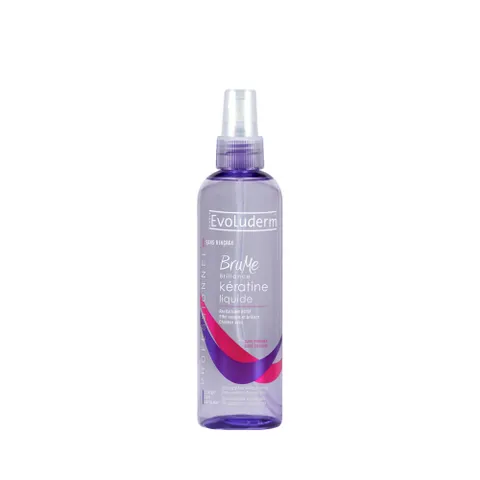 Xịt dưỡng tóc giúp nuôi dưỡng phục hồi độ bóng cho tóc khô và xỉn màu Evoluderm Brume Cheveur Keratine