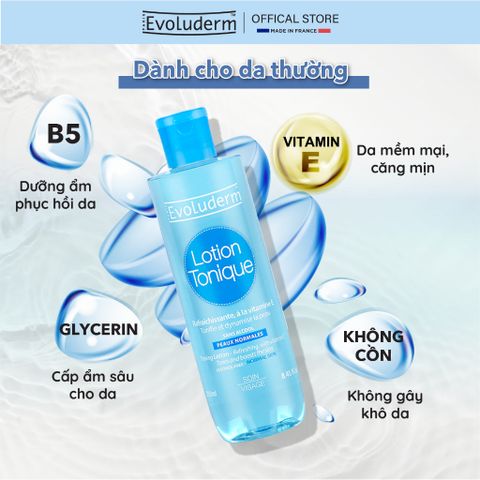 COMBO Xịt khoáng Evoluderm 150ml và Nước Hoa Hồng Cho Da Evoluderm 250ml