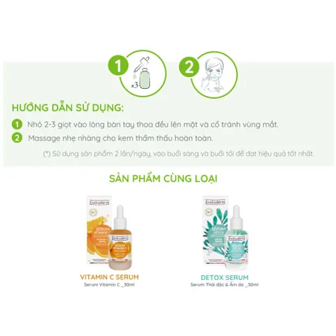 Serum Tinh Chất Lô Hội Evoluderm Moisturizing giúp da sáng bóng, dưỡng ẩm sâu 30ML