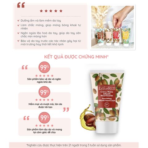 Kem Dưỡng Da Tay Evoluderm Dưỡng Ẩm Giảm Nếp Nhăn Chống Lão Hóa Cho Da Tay Mềm Mại Mịn Màng 50ml