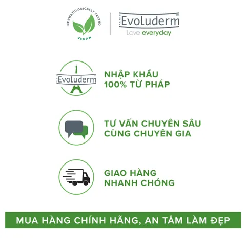 Nước tẩy trang Evoluderm Eau Micellaire 100ml (Màu Hồng)