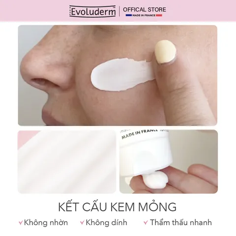 [Evoluderm] Kem dưỡng ẩm phục hồi và nuôi dưỡng làn da khô nhạy cảm EVOLUDERM NOURISHING DAY CARE ban ngày 50ml(18347)