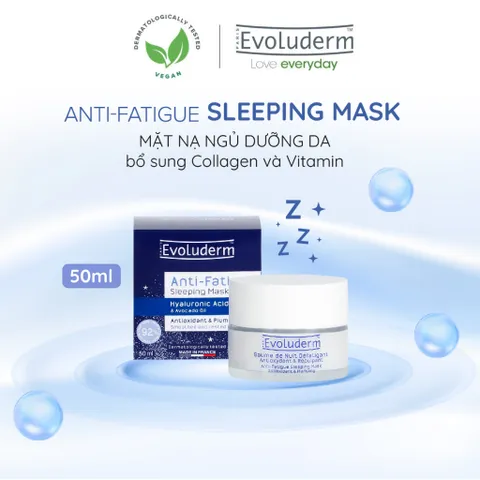 [DATE 09/2026] Mặt nạ ngủ dưỡng da Evoluderm bổ sung Collagen và Vitamin cho làn da căng mọng và rạng rỡ 50ml