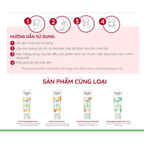 COMBO Xịt khoáng Evoluderm 150ml và Tẩy tế bào chết hương Lựu cho da mặt Evoluderm 150ml