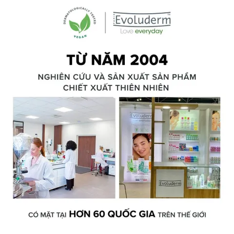 Dầu gội dành cho tóc nhuộm và dễ hư tổn Shampooing Evoluderm 400ml