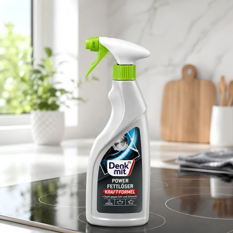 Chai Xịt Tẩy Dầu Mỡ Denkmit 750ml - Làm Sạch Hiệu Quả Nhà Bếp, Khử Mùi An Toàn, Nhập Khẩu Đức Chính Hãng