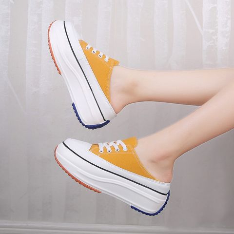 (THANH LÝ) Giày Vải Lười Tăng Chiều Cao Phong Cách AG38