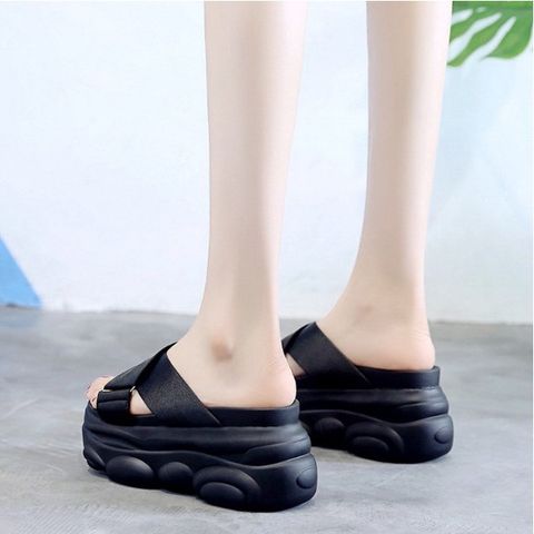 (THANH LÝ) Dép Đế Xuồng Tăng Chiều Cao AG77