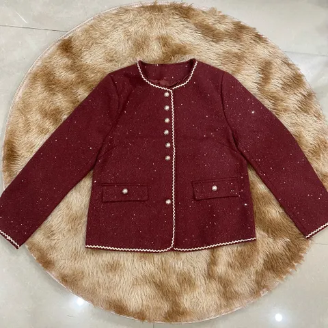 Áo Khoác Dạ Mùa Xuân Trung Niên Phong Cách Retro Sang Trọng AD65