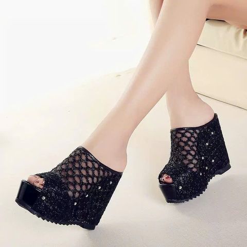 Dép Lưới Đế Xuồng Tăng Chiều Cao Êm Chân AG69