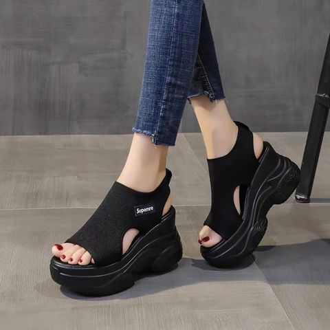 Dép Nữ Cao Gót Tăng Chiều Cao Phong Cách AG49