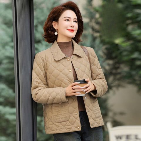 Áo Khoác Phao Lót Lông Siêu Nhẹ Cho Mẹ AK24