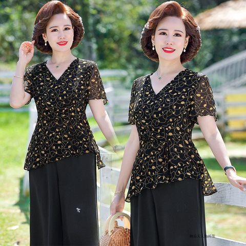 Bộ Đồ Hoa Trung Niên Phương Tây Quý Phái AB52