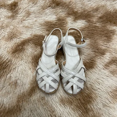 Dép Sandal Gót Thấp Kiểu La Hán Có Quai Cài Mùa Hè Cho Nữ AG04