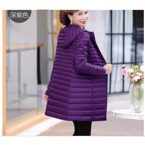 (CÓ MŨ) Áo Khoác Phao Lông Vũ Dáng Vừa Mỏng Nhẹ Thanh Lịch AK155