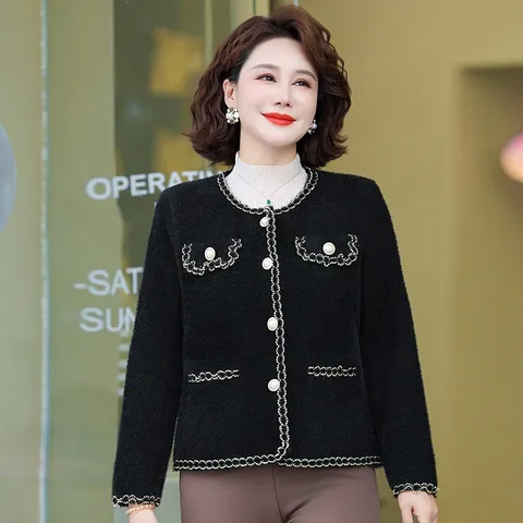Áo Khoác Dạ Lông Mềm Sang Trọng AD98